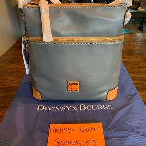 NWT Dooney and Bourke grey crossbody